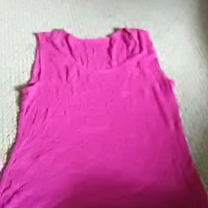 Plain pink tank 12-14